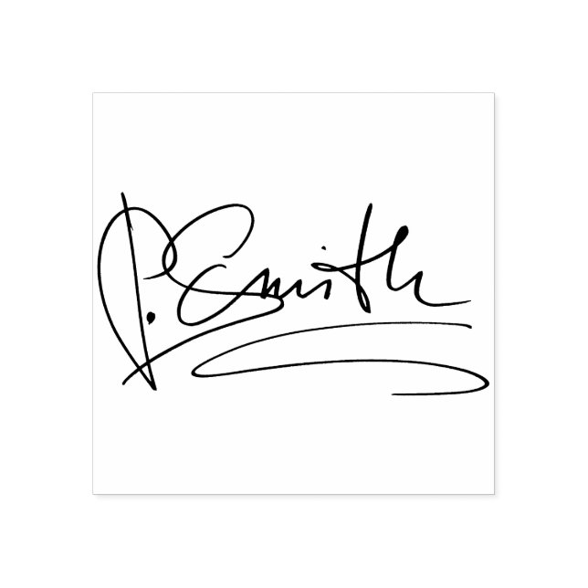 Carimbo De Borracha Assinatura Personalizada (Impressão)