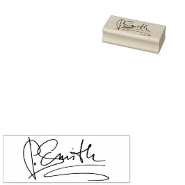 Carimbo De Borracha Assinatura Personalizada