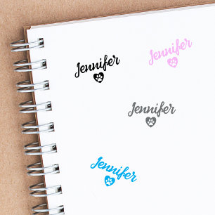 Carimbo De Borracha Assinatura Personalizada Moderna