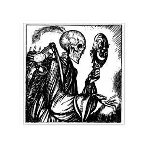 Carimbo De Borracha Assombrado