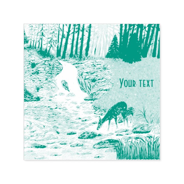 Carimbo de Borracha Autocolante Doe Fawn (Design)