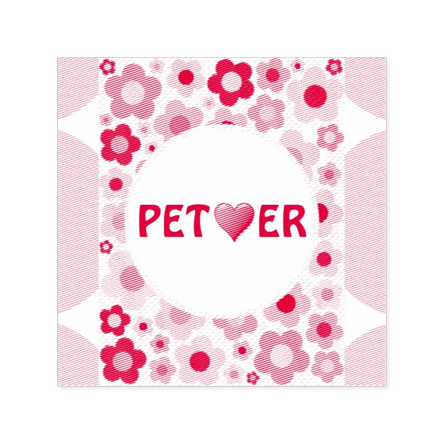 Carimbo De Borracha Autopicante Pet Lover (Design)