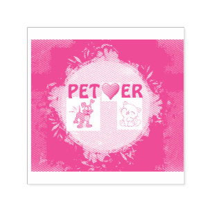Carimbo De Borracha Autopicante Pet Lover
