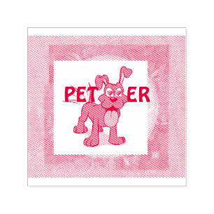 Carimbo De Borracha Autopicante Pet Lover