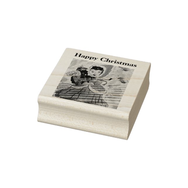 Carimbo De Borracha Auxiliar de papais noeis (Carimbo)