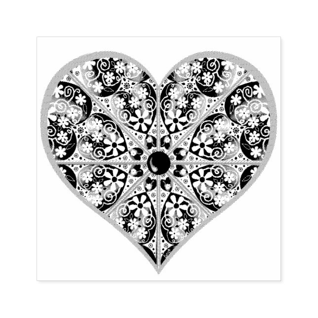 Carimbo De Borracha Azul de rendas cerâmicas de Grécia e floco de neve (Impressão)