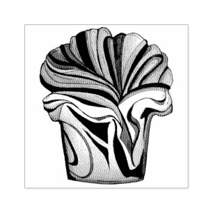 Carimbo De Borracha Babka Chocolate Bread Slice Loaf Jewery