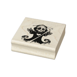 Carimbo De Borracha Baby Grim Reaper