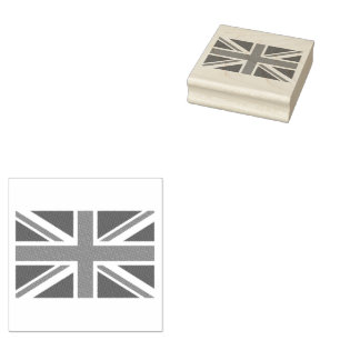 Carimbo De Borracha Bandeira Britânica Trendy