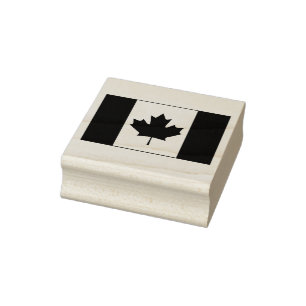 Carimbo De Borracha Bandeira de Canadá