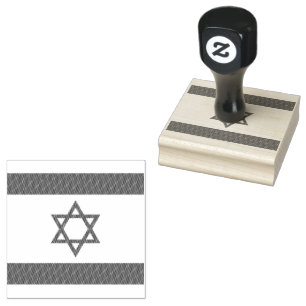 Carimbo De Borracha Bandeira do Estado de Israel, Estrela de Davi Juda