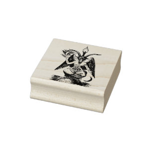 Carimbo De Borracha Baphomet