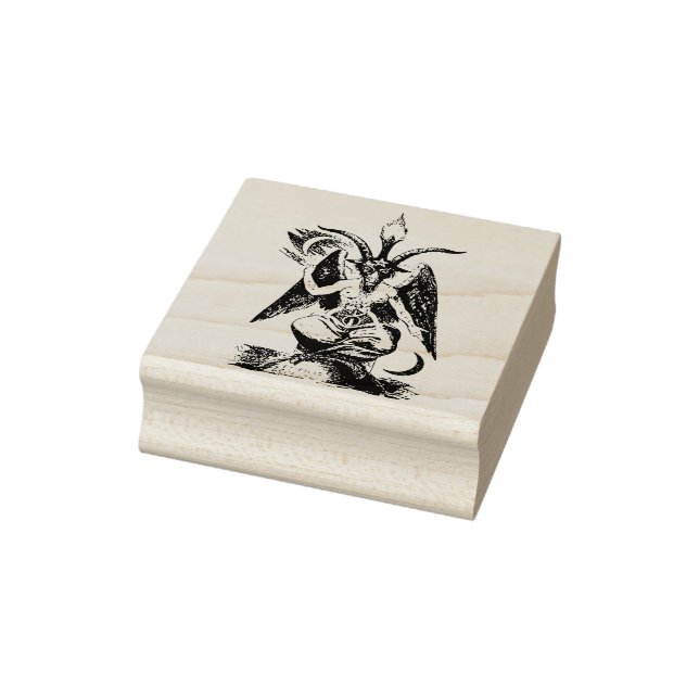 Carimbo De Borracha Baphomet (Carimbo)