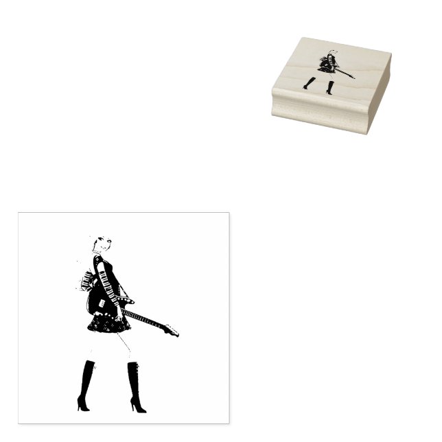Carimbo De Borracha Barbie Rubber Stamp (Carimbado)