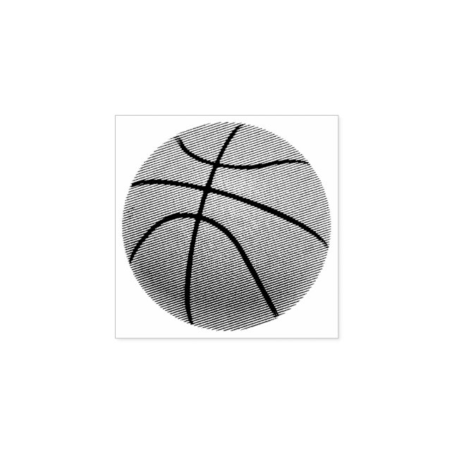 Carimbo De Borracha Basquetebol (Impressão)
