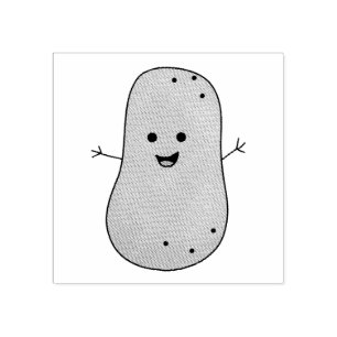 Carimbo De Borracha Batata Feliz