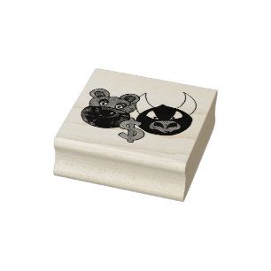 Carimbo De Borracha Bears Bulls Mercado de Ações Dólar Sinal de Dólar 