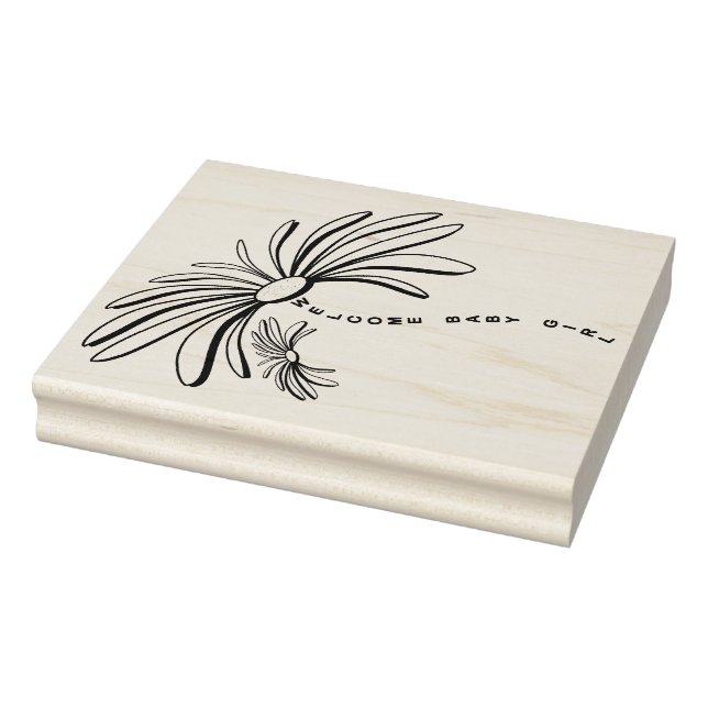 Carimbo De Borracha Bebê bem-vinda (Carimbo)