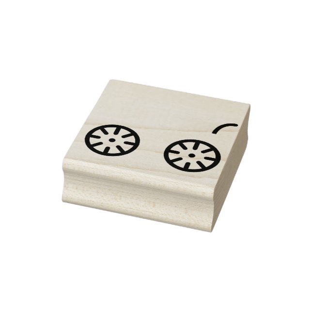 Carimbo De Borracha bebê buggy (Carimbo)