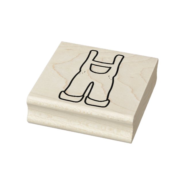 Carimbo De Borracha Bebês - Overalls (Carimbo)