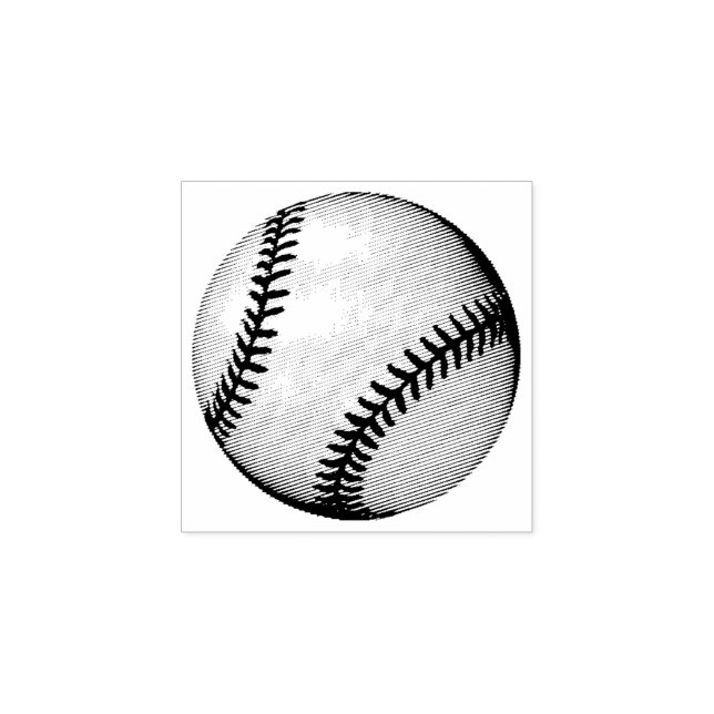 Carimbo De Borracha Beisebol (Impressão)