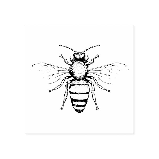 Carimbo De Borracha Belo Scrapbooking de abelhas (Impressão)