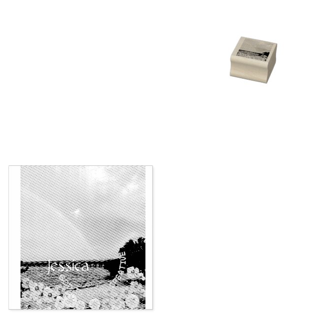 Carimbo de borracha Bênçãos da Páscoa (Carimbado)