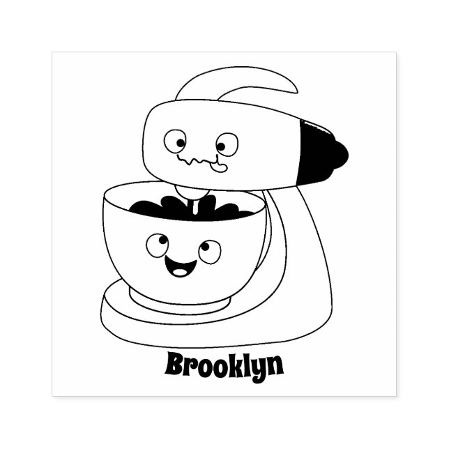 Carimbo De Borracha Bicho de cozinha de bico (Impressão)