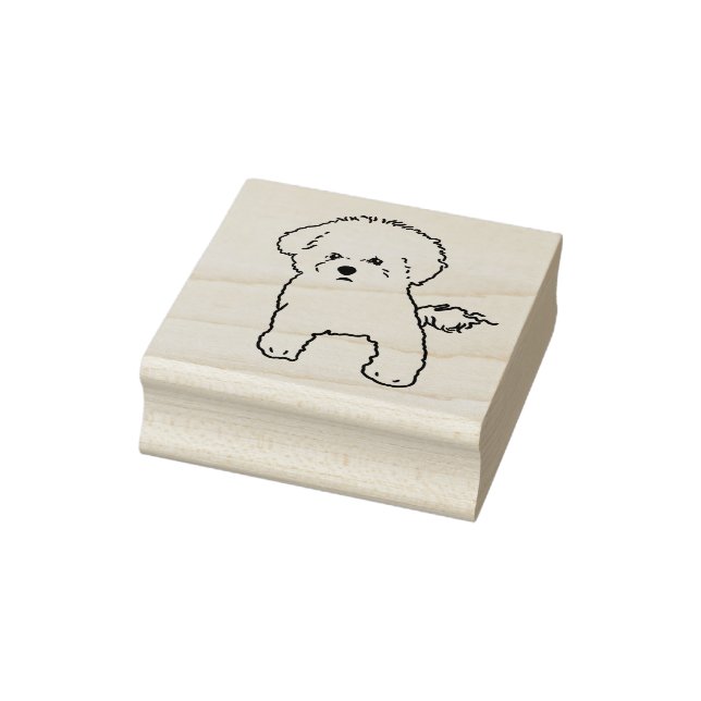 Carimbo De Borracha Bichon Dog Stamp (Carimbo)