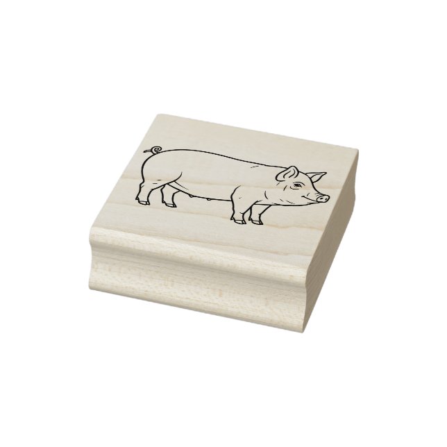Carimbo De Borracha Big Pig (Carimbo)