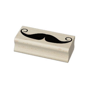 Carimbo De Borracha bigode