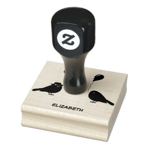 Carimbo De Borracha Blackbird Encontrando Sua Outra Metade