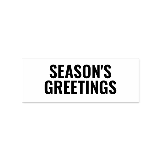 Carimbo De Borracha Bloco de GREETINGS da SEASON - Natal (Impressão)