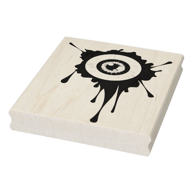 Carimbo De Borracha Bloody Eyeball (Carimbo)