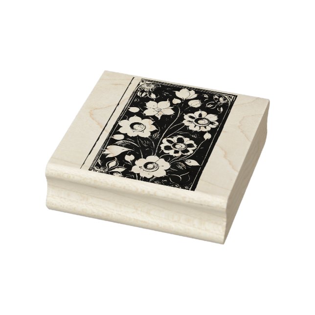 Carimbo De Borracha "Bloom & Stamp" (Carimbo)