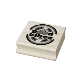 Carimbo De Borracha Boas Vibrações