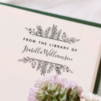 Boho Botânico da Biblioteca de Bookplate