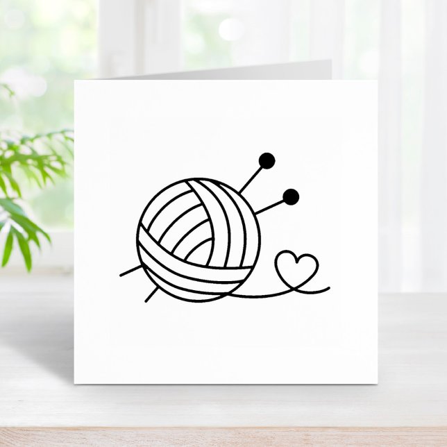 Carimbo De Borracha Bola de Artesanato de Yarn para tricô (Criador carregado)