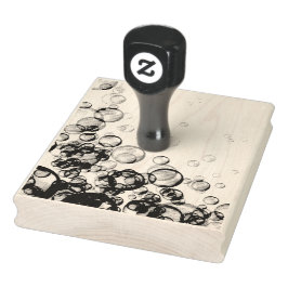 Carimbo De Borracha Bolhas de sabão