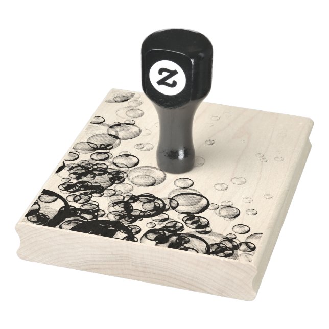 Carimbo De Borracha Bolhas de sabão (Carimbo)