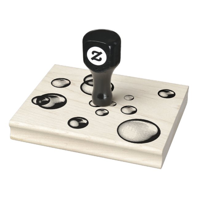 Carimbo De Borracha Bolhas de sabão (Carimbo)