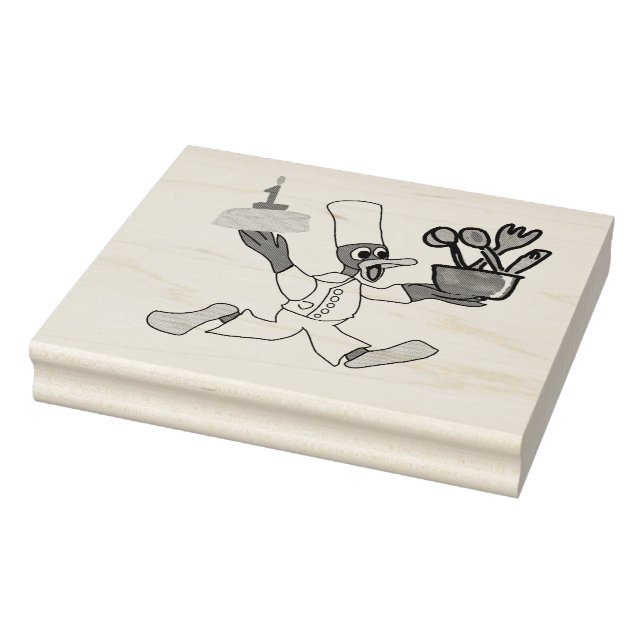 Carimbo De Borracha Bolo de aniversário (Carimbo)