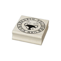 Bonita Reindeer e Snowflakes North Pole Air Mail