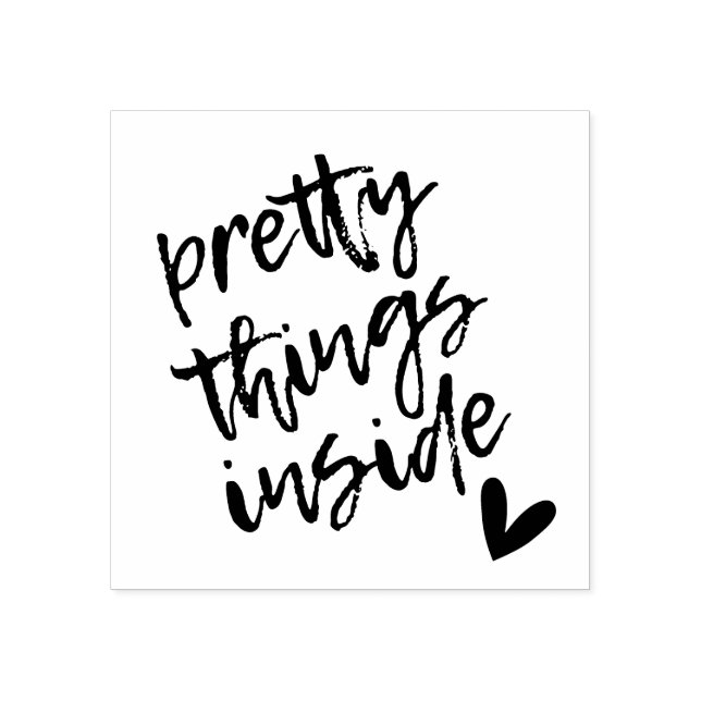 Carimbo De Borracha Bonito Dentro, encapsulamento para pequenas empres (Impressão)