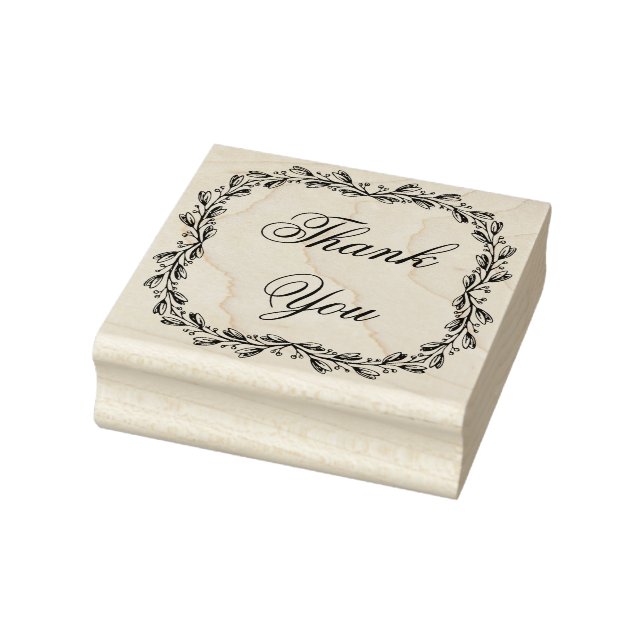 Carimbo De Borracha Bonito Jardim Terra Obrigado (Carimbo)