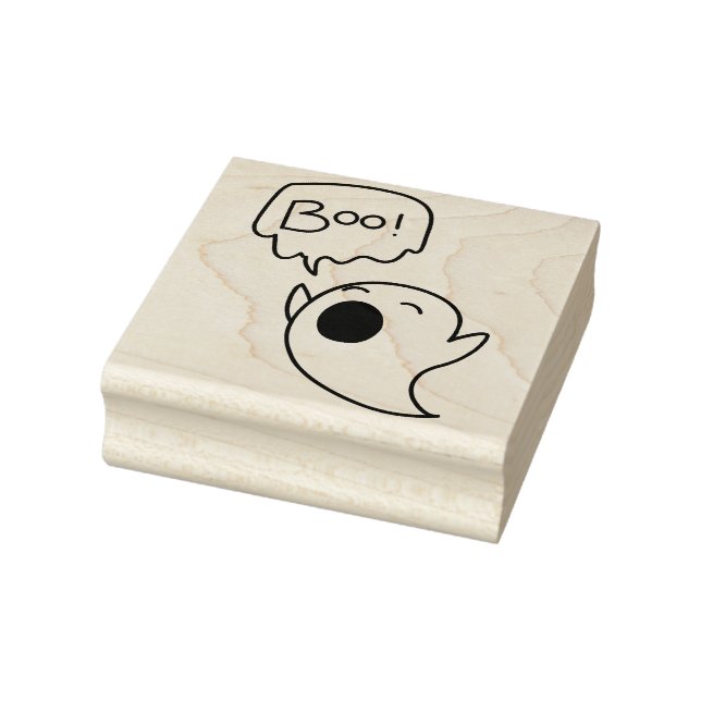 Carimbo De Borracha Boo Ghost (Carimbo)