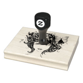 Carimbo De Borracha Borboleta Garota 1A