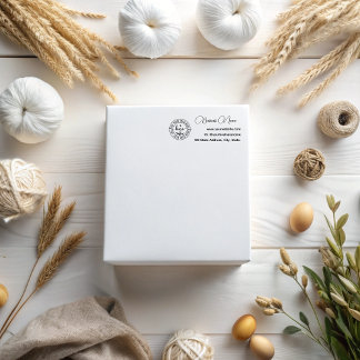 Carimbo De Borracha Borboleta Mínima de Flor Moderna Elegante