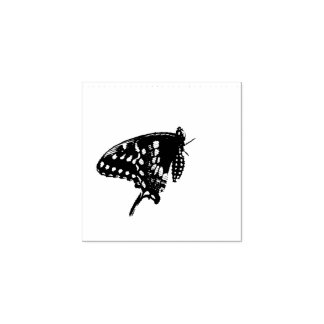 Carimbo De Borracha Borboleta Rabo de Andorinha