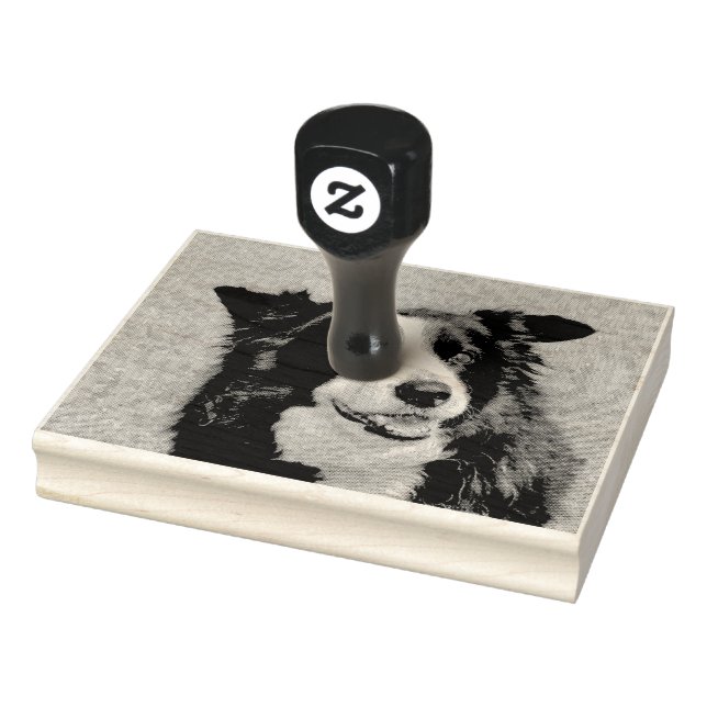 Carimbo De Borracha Border Collie (Carimbo)
